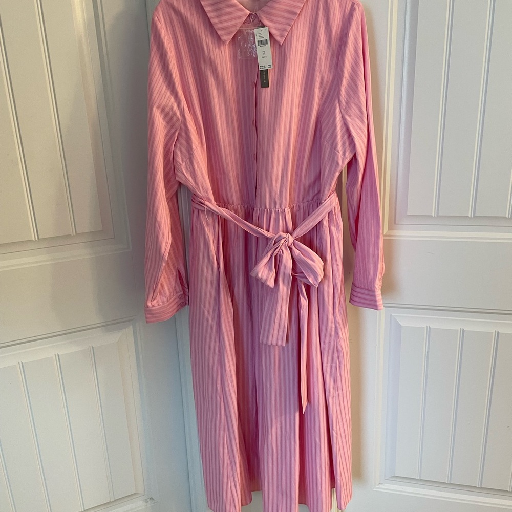 Pink Striped Dress